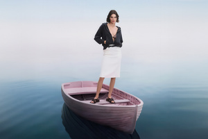 Kendall Jenner Prada Days Of Summer Campaign 2025 (2560x1024) Resolution Wallpaper