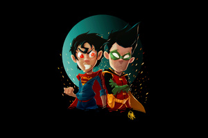 Kid Superman And Robin
