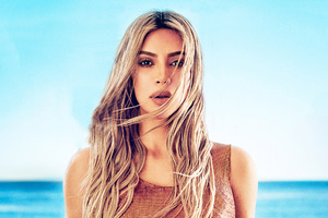 Kim Kardashian Elle 2018 Photoshoot (1600x900) Resolution Wallpaper
