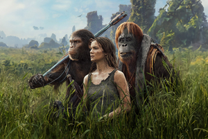 Kingdom Of The Planet Of The Apes 2024 4k (1336x768) Resolution Wallpaper