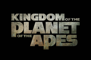 Kingdom Of The Planet Of The Apes Logo (3840x2400) Resolution Wallpaper