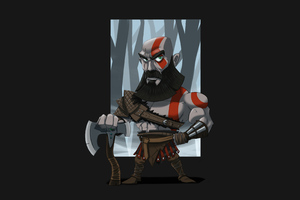 Kratos 2020 Minimalism Wallpaper