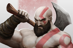 Kratos 4k Art New