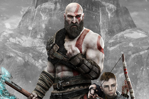 Kratos And Atreus God Of War 4 4k 2018