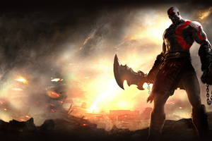 Kratos The Old Warrior 4k