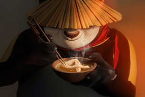 Kung Fu Panda 4 Movie Poster (1360x768) Resolution Wallpaper