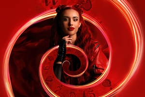 Kylie Cantrall As Red In Descendants The Rise Of Red 2024 (1400x1050) Resolution Wallpaper
