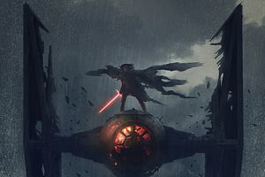 Kylo Ren In Star Wars Wallpaper