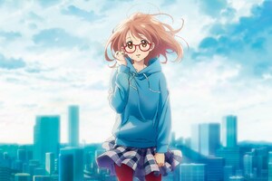 Kyoukai No Kanata Anime Girl Kuriyama Mirai