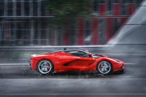 La Ferrari Red Rain