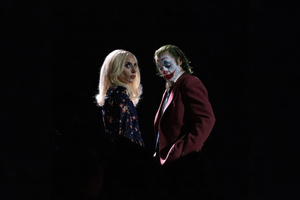 Lady Gaga And Joaquin Phoenix (1024x768) Resolution Wallpaper