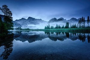 Lake Almsee In Austria (3840x2400) Resolution Wallpaper