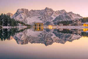 Lake Misurina Italy (1280x1024) Resolution Wallpaper