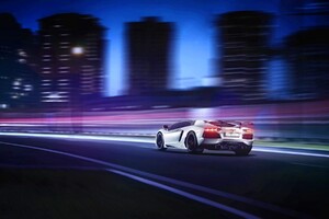 Lamborghini Aventador Motion Blur (1400x900) Resolution Wallpaper