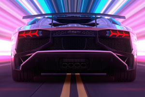 Lamborghini Aventador Retro 5k (2560x1600) Resolution Wallpaper