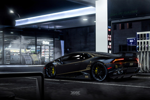 Lamborghini Black 4k (1680x1050) Resolution Wallpaper