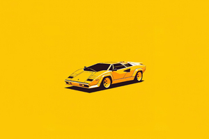 Lamborghini Countach Artwork (2048x1152) Resolution Wallpaper