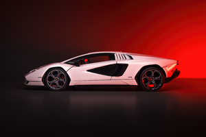 Lamborghini Countach Side View (1280x800) Resolution Wallpaper