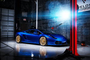 Lamborghini Gallardo Adv Whels Wallpaper