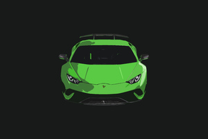 Lamborghini Huracan Performante Minimal 8k (2560x1024) Resolution Wallpaper