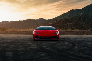 Lamborghini Huracan Red Wallpaper