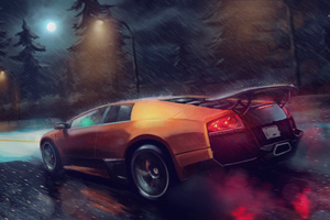 Lamborghini Murcielago SV Digital Art