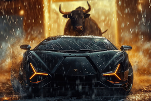 Lamborghini Revuelto Bull (1336x768) Resolution Wallpaper