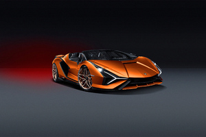 Lamborghini Sian 2019 Front View 4k