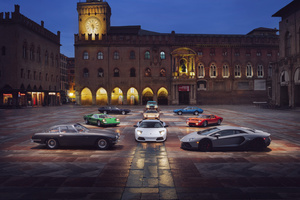 Lamborghini Squad (2932x2932) Resolution Wallpaper