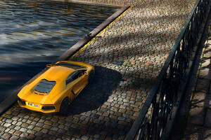 Lamborghini Upper View (2560x1700) Resolution Wallpaper