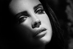 Lana Del Rey Monochrome Wallpaper