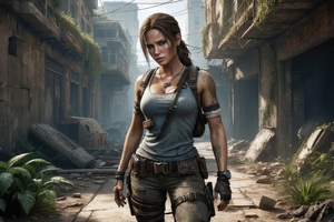 Lara Croft (5120x2880) Resolution Wallpaper