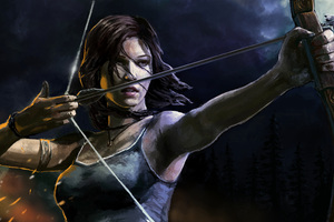 Lara Croft Tomb Raider Artwork 5k (3840x2400) Resolution Wallpaper