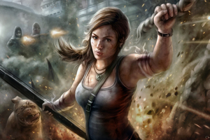 Lara Croft Tomb Raider Fanart 5k Wallpaper