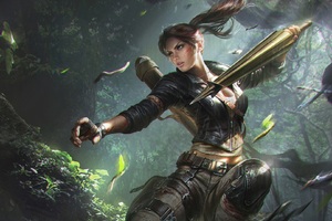 Lara Croft Tomb Riader Digital Art
