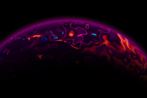 Lava Planet Abstract 4k