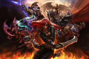 League Of Legends Dominion Cover Art 5k