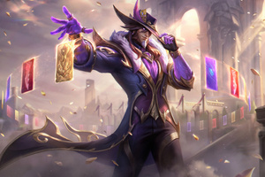 League Of Legends Victorious Twisted Fate (1280x800) Resolution Wallpaper