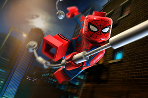Lego Marvel Avengers Spider Man (2560x1440) Resolution Wallpaper