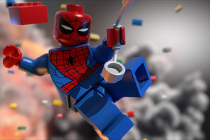 Lego Spiderman Wallpaper