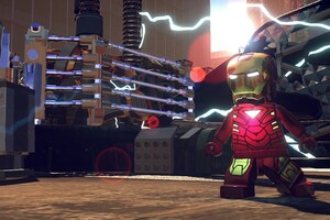 Lego Superheroes Iron Man (2560x1080) Resolution Wallpaper