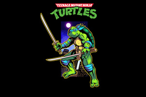 Leonardo In Teenage Mutant Ninja Turtles 5k (1600x900) Resolution Wallpaper