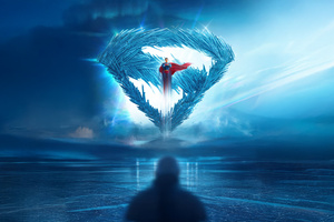 Lex Luthor Fortress Of Solitude Of Superman (2048x2048) Resolution Wallpaper