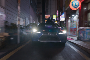 Lexus Black Panther Movie LC 500