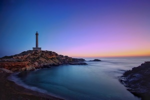 Lighthouse Rocks Sea Ocean 5k