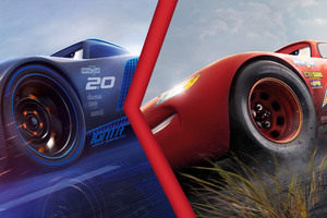 Lightning McQueen Vs Jackson Storm Cars 3 4K Wallpaper