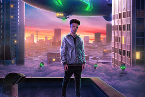 Lil Mosey Blueberry Faygo 2020 4k (2560x1440) Resolution Wallpaper