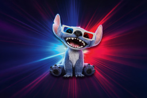 Lilo And Stitch Real D 3d Poster (1600x900) Resolution Wallpaper