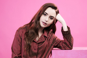 Lily Collins Deadline Contenders Emmy Event In Los Angeles (1280x800) Resolution Wallpaper