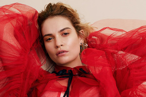 Lily James Allure Photoshoot 2018